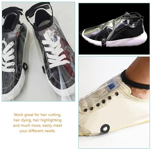 Miniatura 3 de Cubierta de peluquería de silicona para estilista, protectores antideslizantes transparentes para salón al aire libre