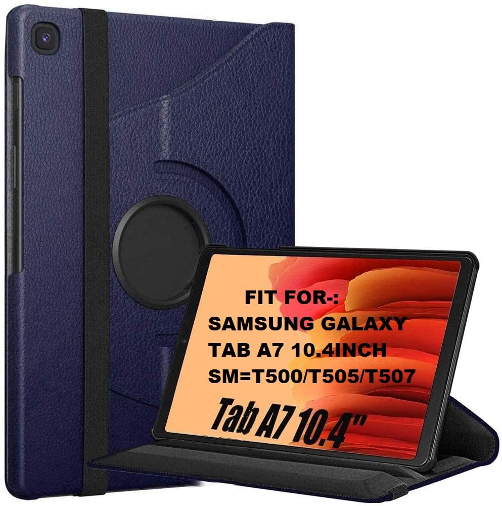 Flip Cover for Samsung Galaxy Tab A7 10.4 inch (2020)(Compatible Model: SM-T500/T505) 360 Rotating Cover (Dark Brown) — Amazon image 7