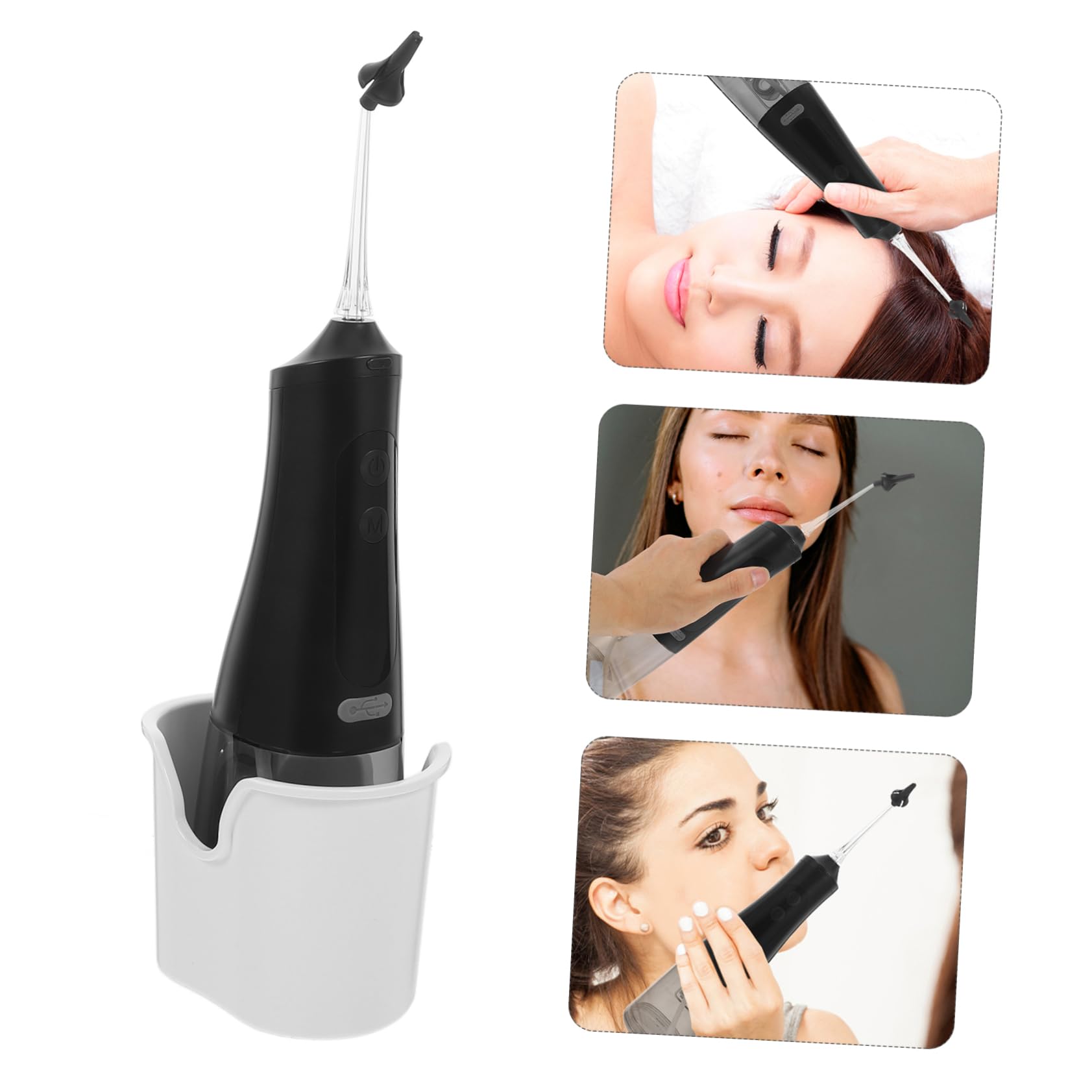 1 Juego Kit de Limpiador de Oídos Eléctrico Herramienta de Limpieza de Cerumen Adultos Limpiador de Oídos Compacto y Portátil Uso Casa