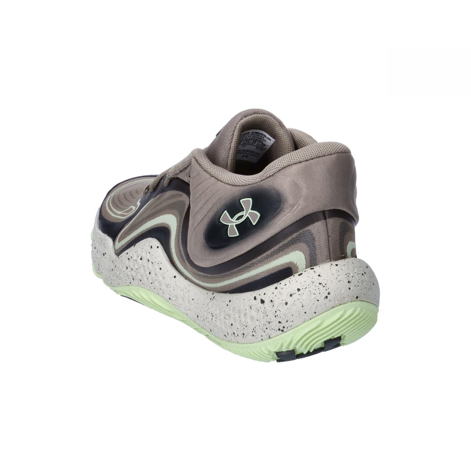 Under Armour Unisex buty do koszykówki Spawn 6 Mid Camo 3028338 Taupe Dusk/Black 41