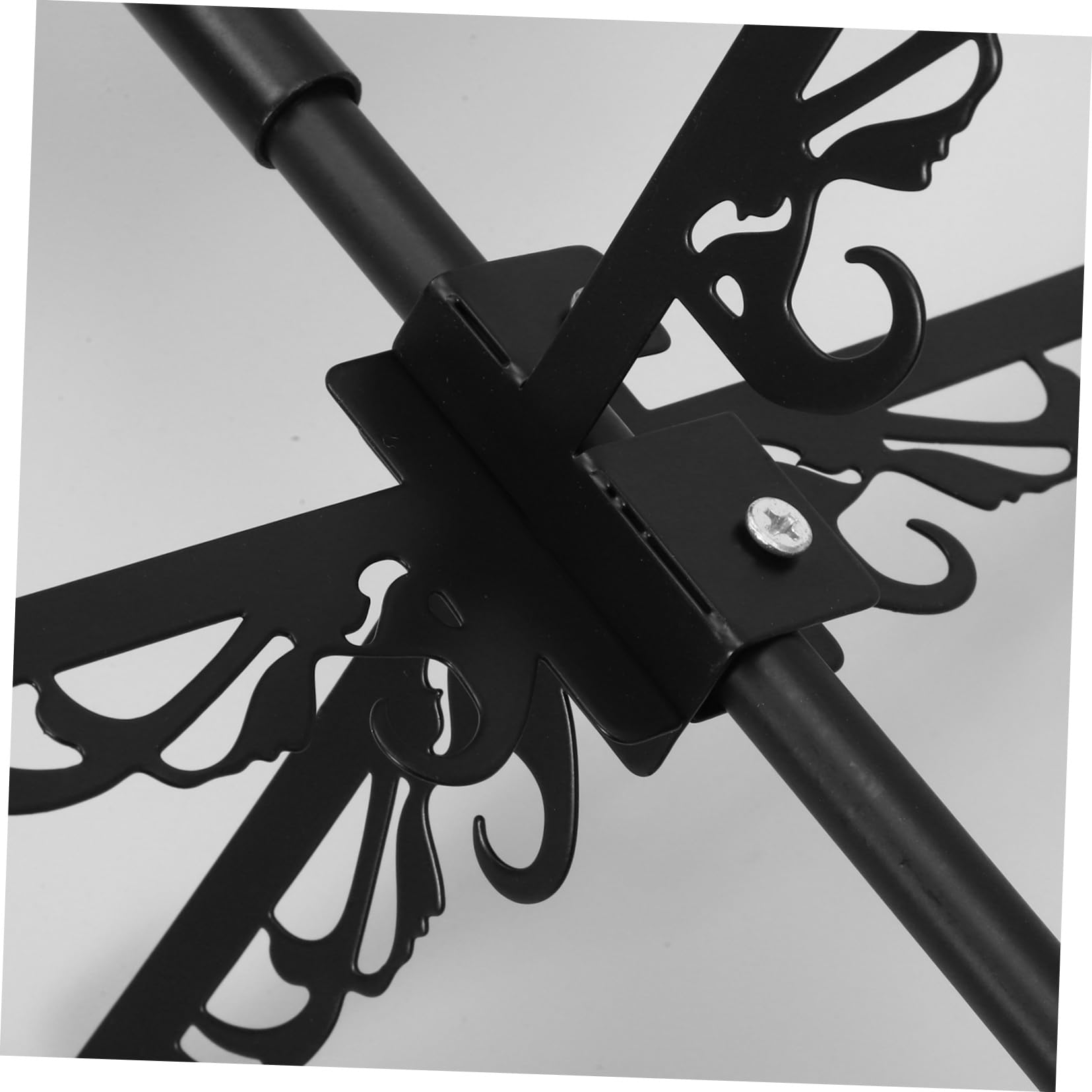 Toddmomy Veleta de Ave de Hierro Forjado Veleta Viento y Señal de Dirección para Decoración de Jardín Exterior Decorativa de Metal para Techo