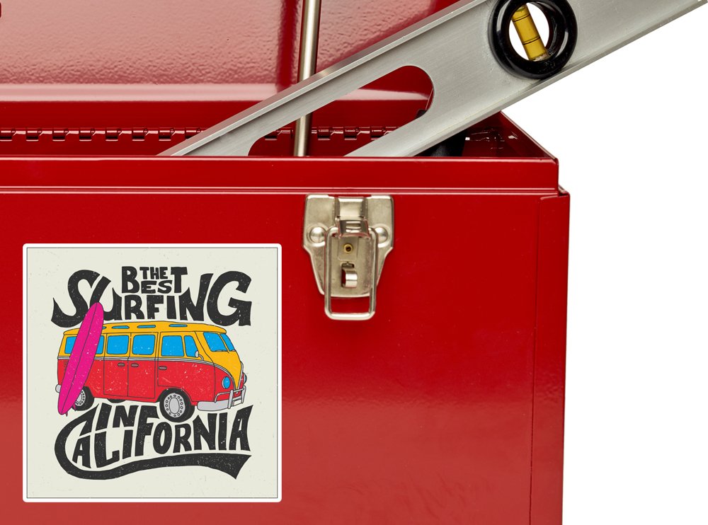 2 x 30cm/300mm California navigare navigare Adesivi vinilici bagagli di viaggio #7564