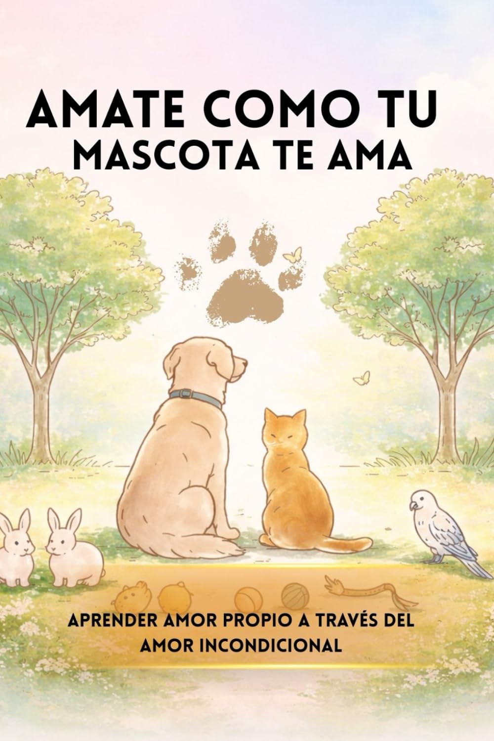 AMARTE COMO TU MASCOTA TE AMA: Aprender amor propio a través del amor incondicional