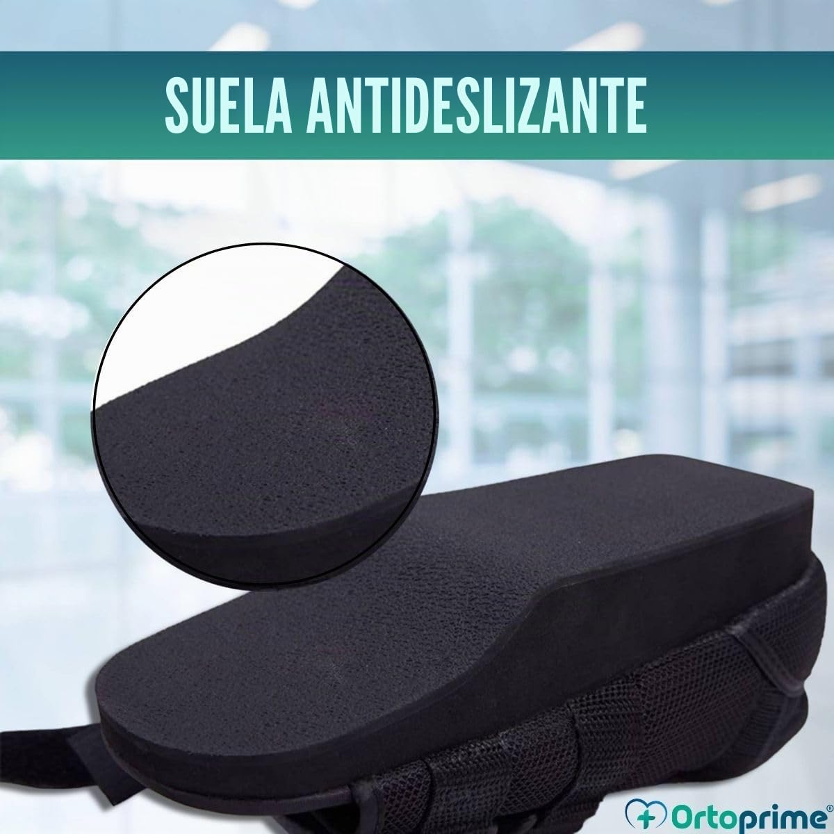 OrtoPrime Zapato Postoperatorio en Talo Ajustable - Calzado ortopédico para operación del pie - Zapato BILATERAL Postquirúrgico (TALLA L (42-44) (Paquete de 2)