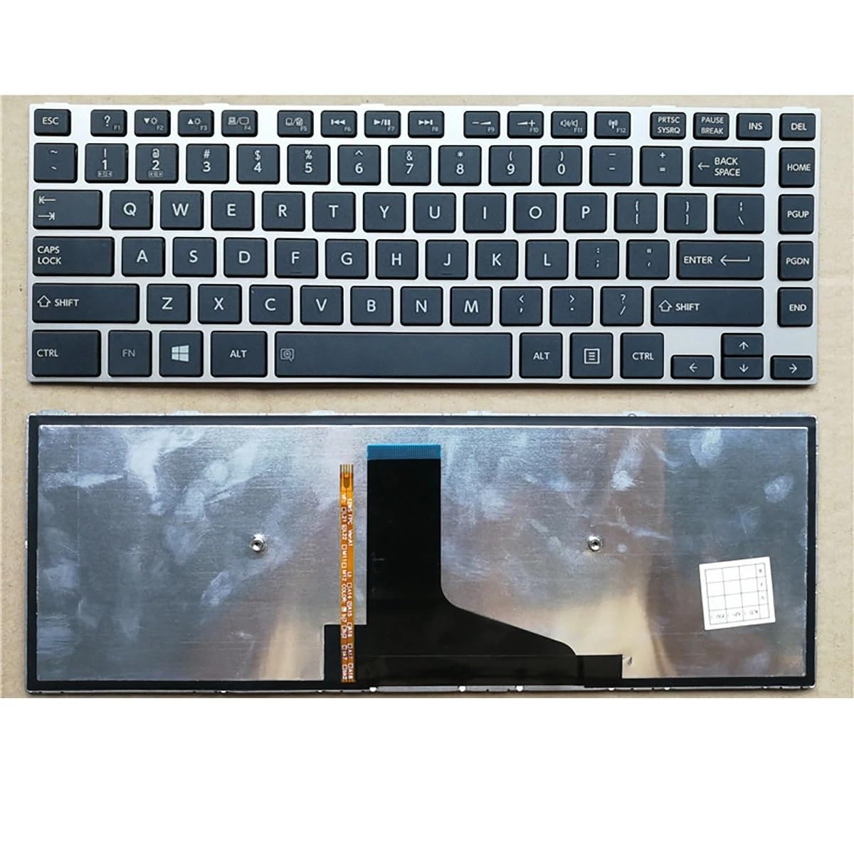 Clavier rétroéclairé US pour Toshiba Satellite E45T-A4100 A4200 A4300 - 4