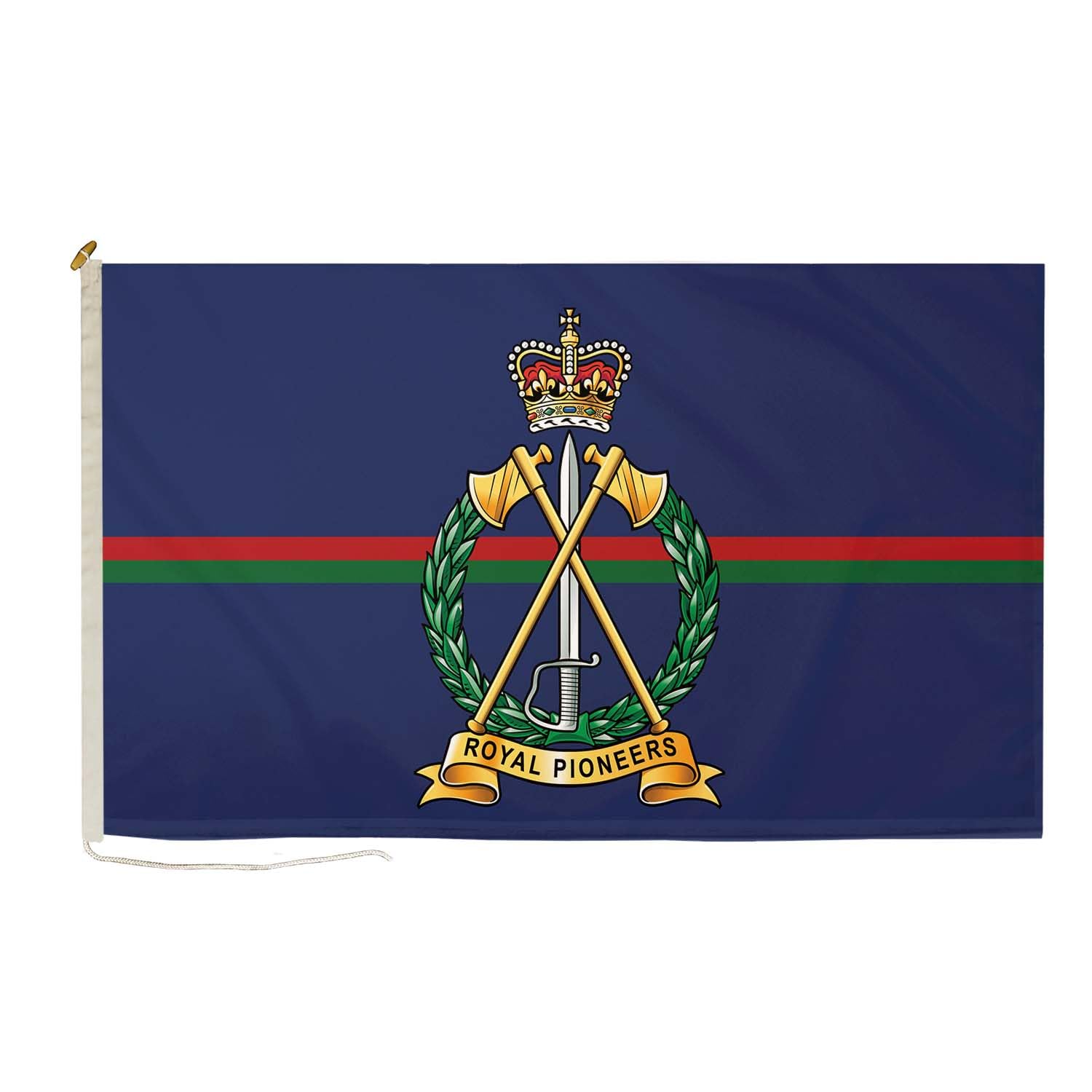 DuraFlag Royal Pioneer Corps 5ft x 3ft Roped/Toggled- Premium Quality