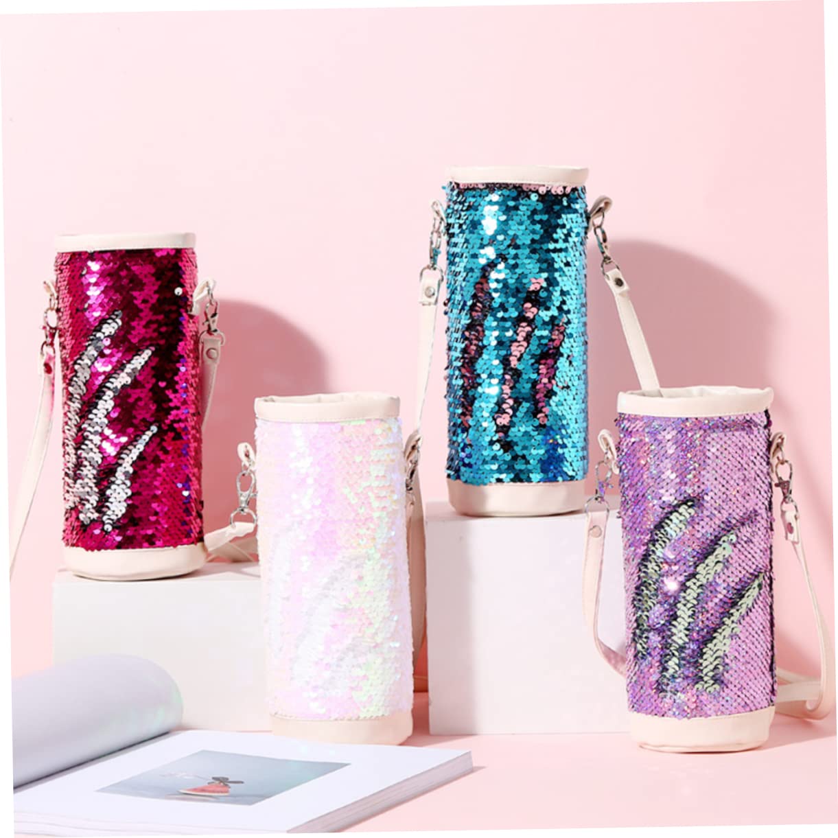 3 Piezas Bolsa de Taza Neceser Maquillaje Makeup Bag Pack Maquillaje Make up Bags neceseres Bolsas de lápices para Estudiantes Suministros de Bolsa de papelería