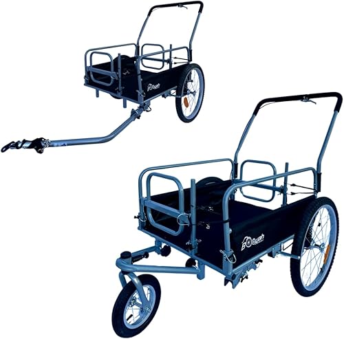 Booyah's - Carrito de carga y bicicleta para remolque, suspensión para playa, carrito deportivo