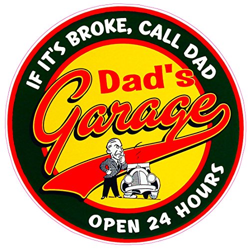 Dads Garage Decal 5" in The United States