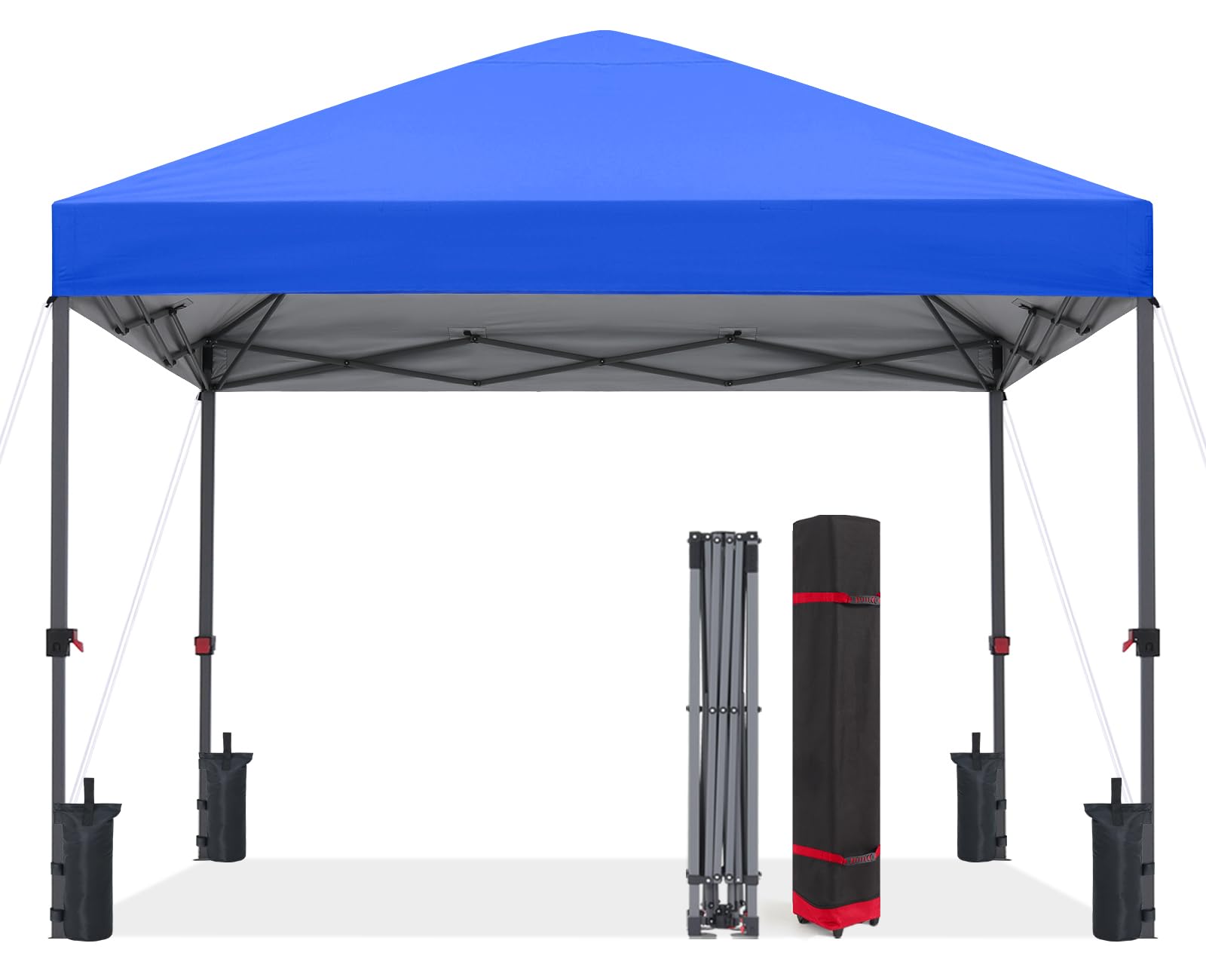 thumbnail image 2 of ABCCANOPY 10x10 Pop Up Canopy Tent - Heavy Duty With Sandbags & Stakes (White) 2 of 14