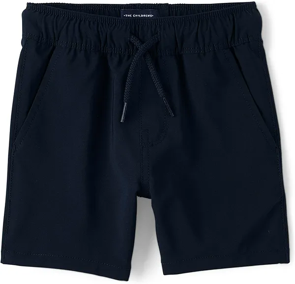The Children's Place Baby Boys' and Toddler Uniform Quick Dry Jogger Shorts