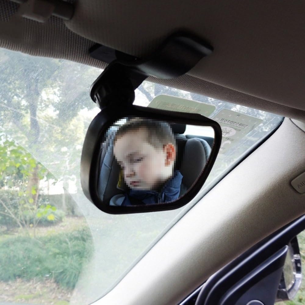 Miroir De Voiture Siège Arrière Pour Bébé Clip De Rétroviseur De Sécurité Et Rétroviseur Intérieur À Ventouse Verre de Rétroviseur remplacement