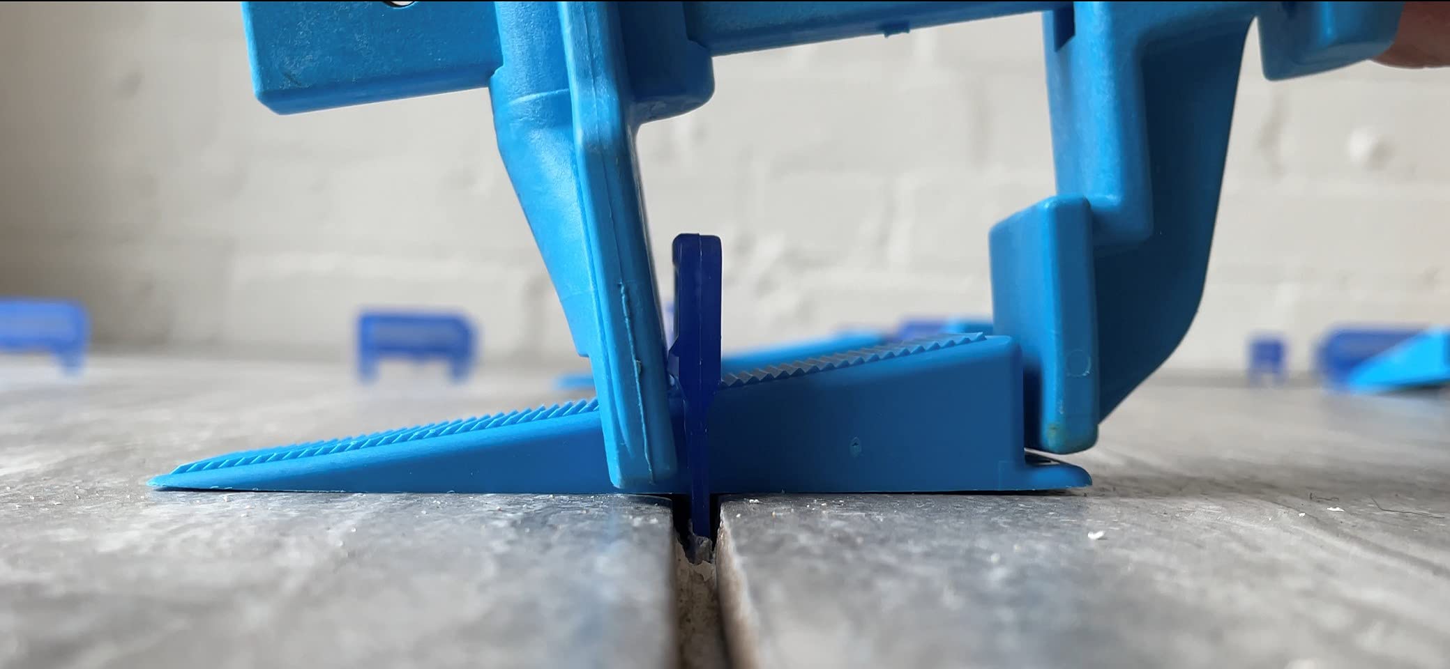 OX Pro - Sistema de nivel de azulejos con cuña y espaciador, alicates ajustables, plástico