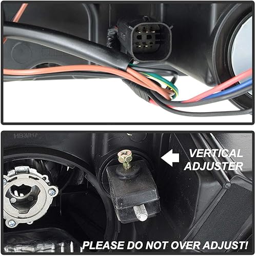 Miniatura 5 de ACANII - Para Chevy Colorado Pickup Truck 2015-2022 LED Tubo Negro Proyector Faros Delanteros, Conductor y Pasajero