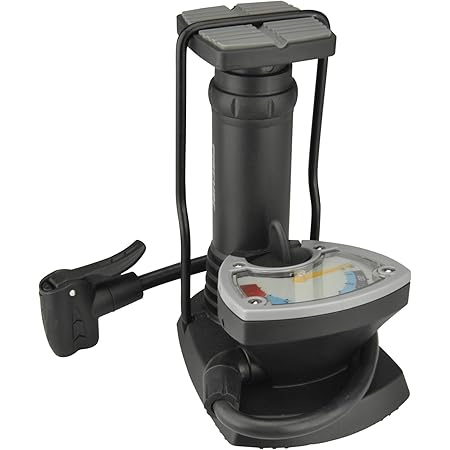 Interbosch Stahl Fahrrad Standpumpe Klassik - Mit Standfuß & Adapter Für Auto/Blitzventil