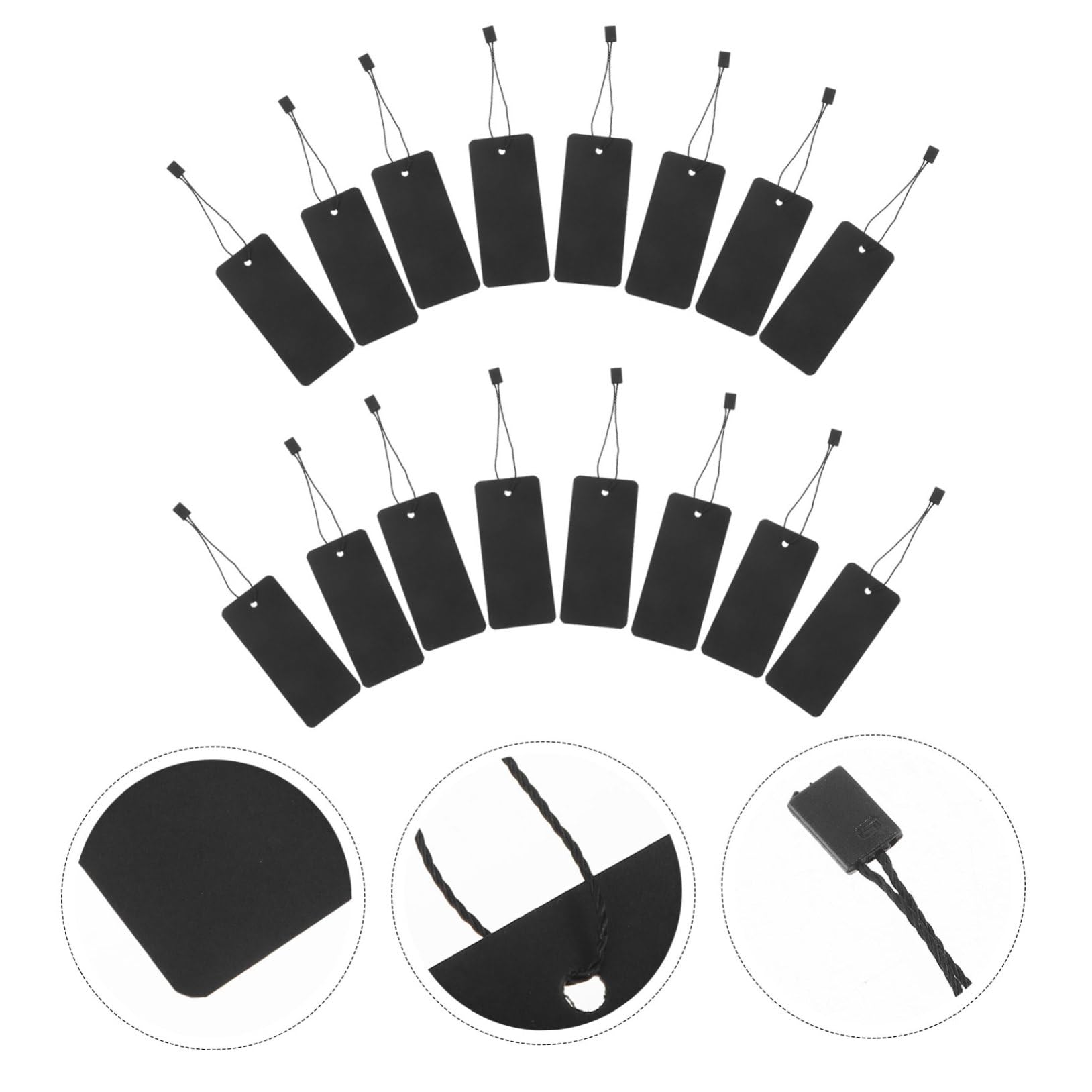 NUOBESTY Lot De 600 Étiquettes Autocollantes Pour Vêtements Étiquettes De Noël Autocollants À Double Pilier Étiquettes Autocollantes Blanches Mini Pots Mason Panneaux Plusieurs