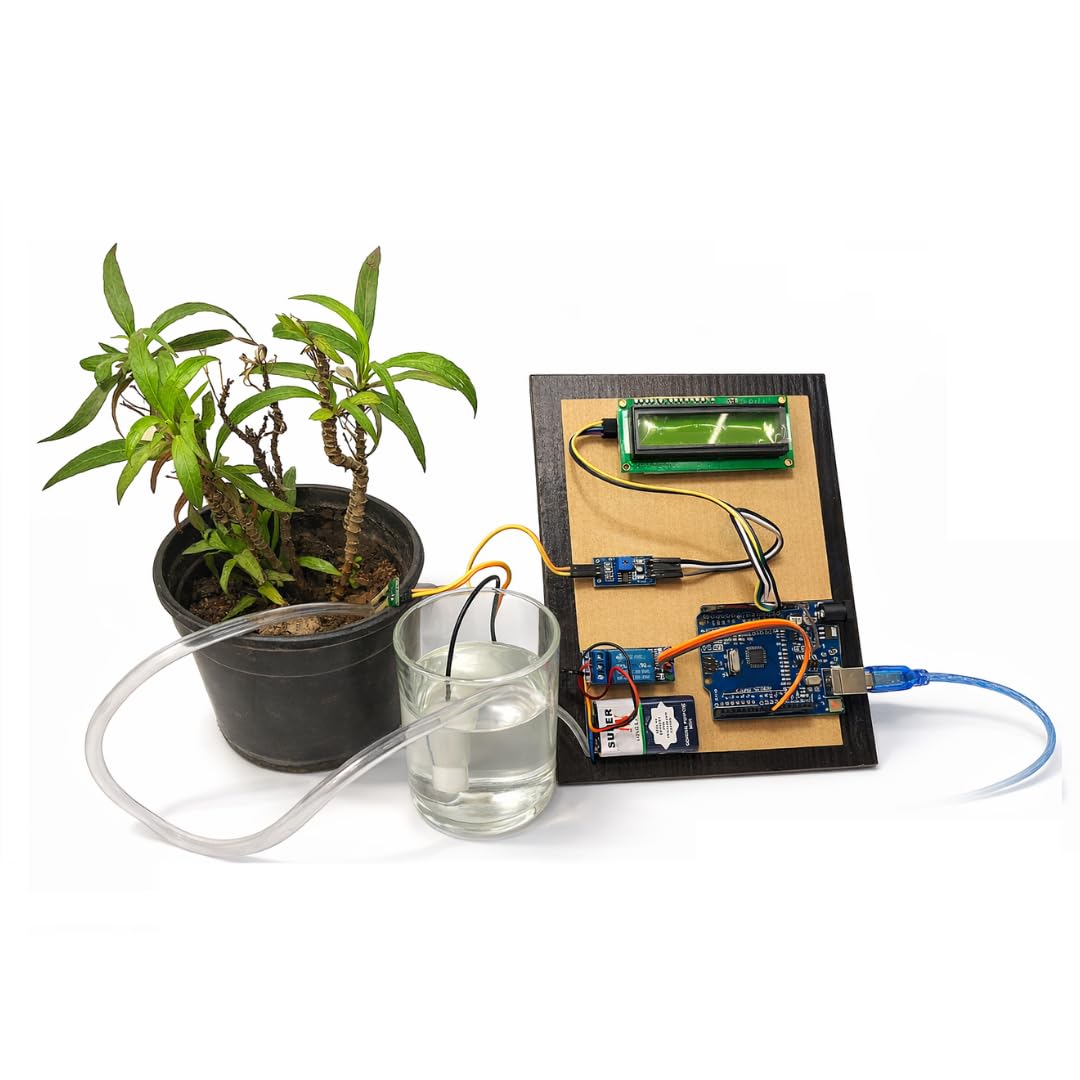 E-IDEA-ROBOTICS Automatic Plant Watering System, IOT-Based Working Science Project for School and College Students-image-7