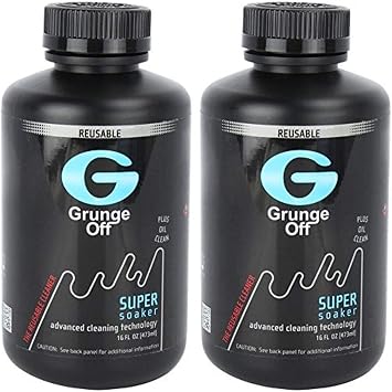 Grunge Off Super Soaker Glass Pipe Cleaner, 16 Ounce 2 Pack