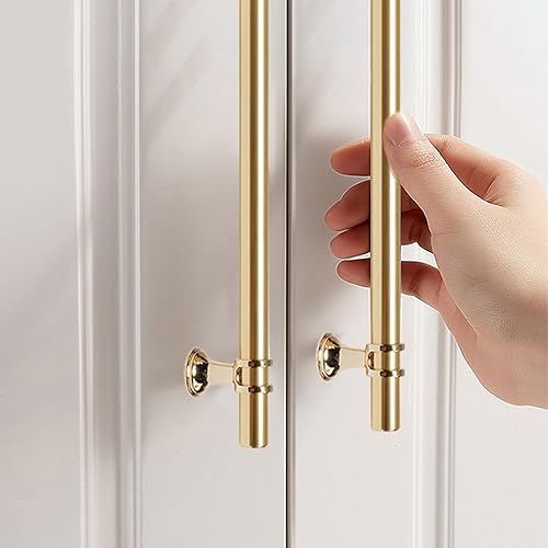 Miniatura 6 de Paquete de 4 tiradores de aluminio estilo art déco, tiradores de cajón de gabinete de cocina color negro, manijas de gabinete de cocina (espacio