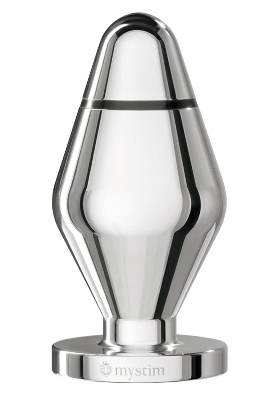 Mystim Little John Medical Aluminium E-Stim Butt Plug - Small