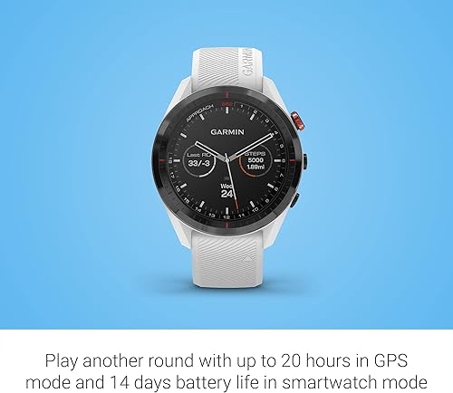 Vista 9 de Garmin Approach S62, reloj GPS de golf premium, organizador virtual incorporado Negro (Black Bundle)