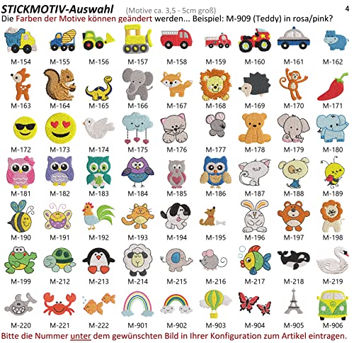 Fleece Halstuch (Schal) für Mädchen und Jungen mit Name & Motiv/Sternzeichen bestickt, personalisiert (11 Farben zur Auswahl)