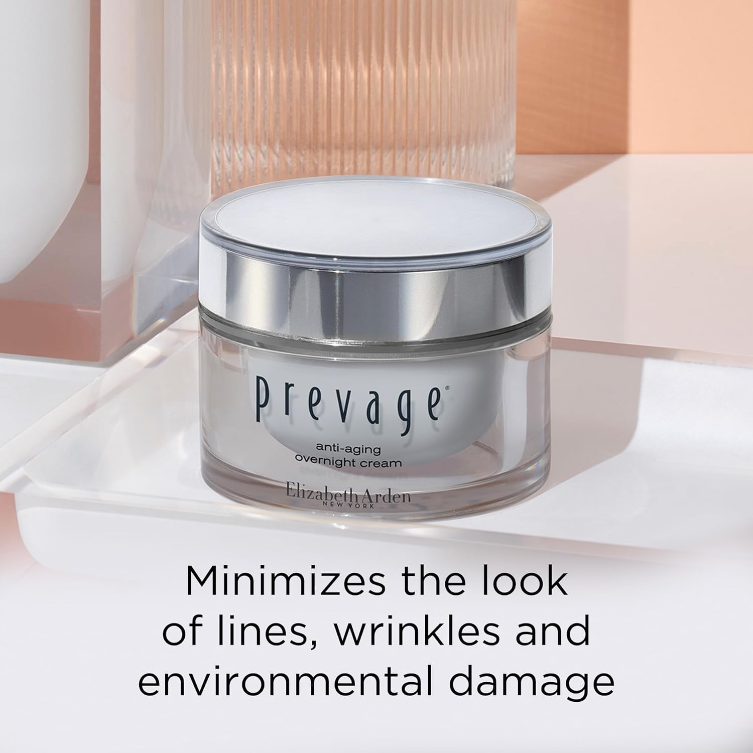 Elizabeth Arden PREVAGE® krem przeciwzmarszczkowy na noc, 50 ml, krem regenerujący i nawilżający, przeciwstarzeniowy, do pielęgnacji twarzy