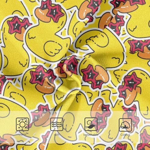 Little Girls' Soft Cotton Underwear Kids Breathable Comfort Rubber Duck Panties Briefs Toddler3