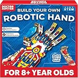 Doctor Jupiter Robotic Hand STEM Kit for Kids Ages 8+ | Birthday Gift Ideas for Boys & Girls | Cyborg Hand, Engineering Kit Toy for 8, 9, 10, 11, 12, 13, 14 Years Olds
