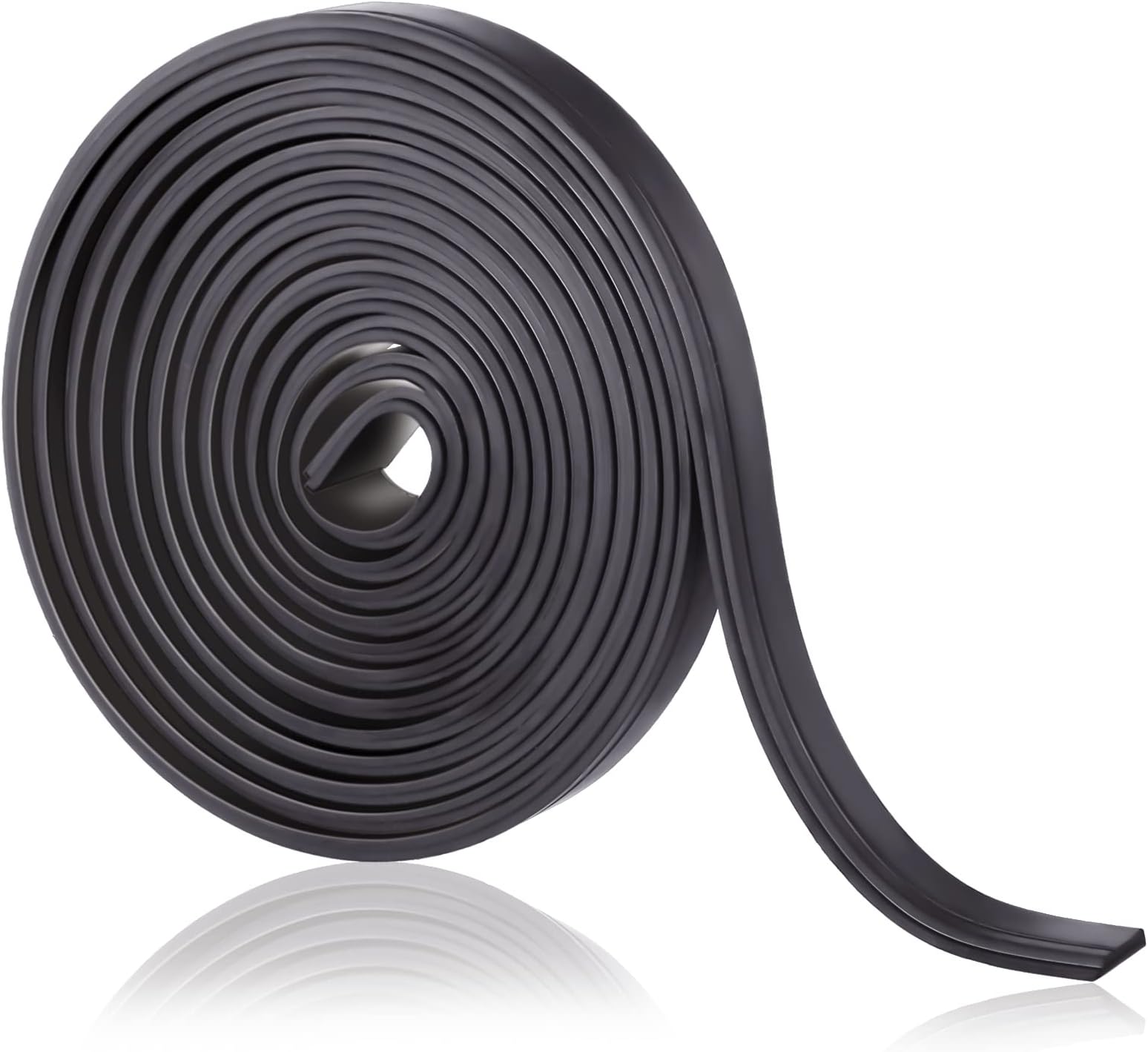 Moxweyeni 75 Inches Flexible Magnetic Strip Insert Shower Door Magnetic Strip Replacement Magnet Shower Door Replacement Parts for Framed Semi Framed Swinging Glass (1 Roll)