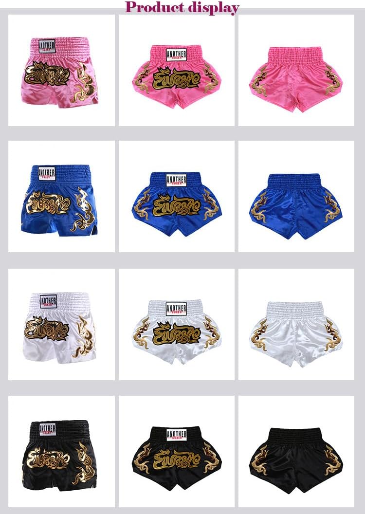 Kickboxing Shorts Muay Thai Shorts Gym Boxing for Men and Women High Grade MMA Shorts