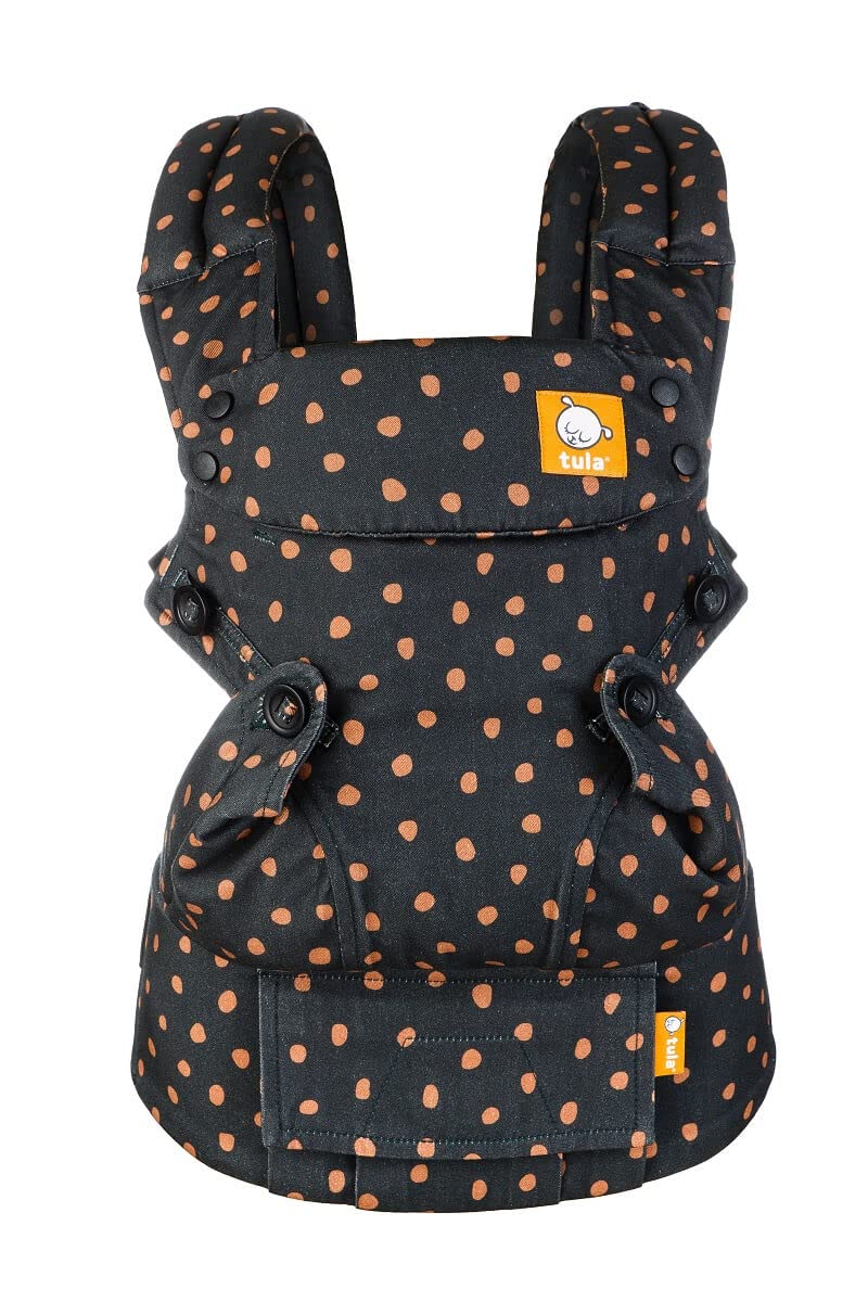 TulaExplore Baby Carrier from birth, 3-in-1 Forward Facing Baby Carrier, Ergonomic Adjustable Baby Carrier (3.2-20.4 kg) (Ginger Dots)