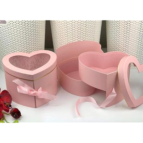 Premium Quality Heart Shaped Box for Flowers