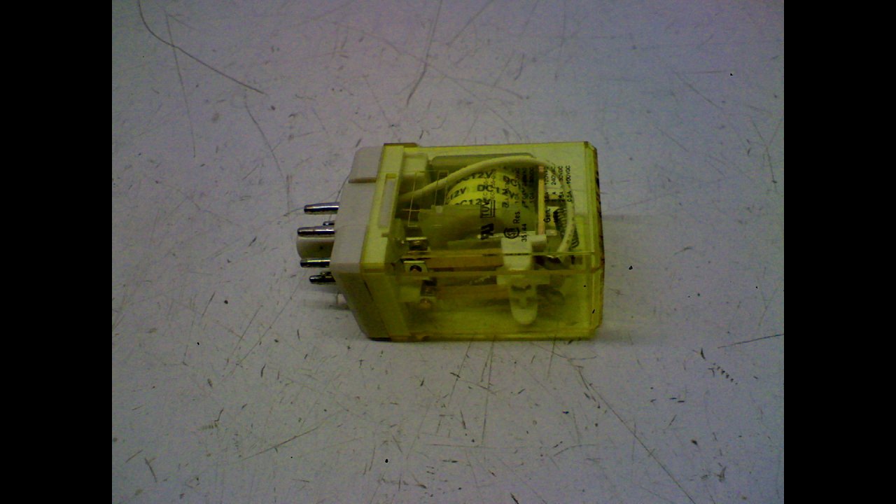 IDEC RR2P-UDC12V Power Relay, DPDT, 12VDC, 10A, Plug in