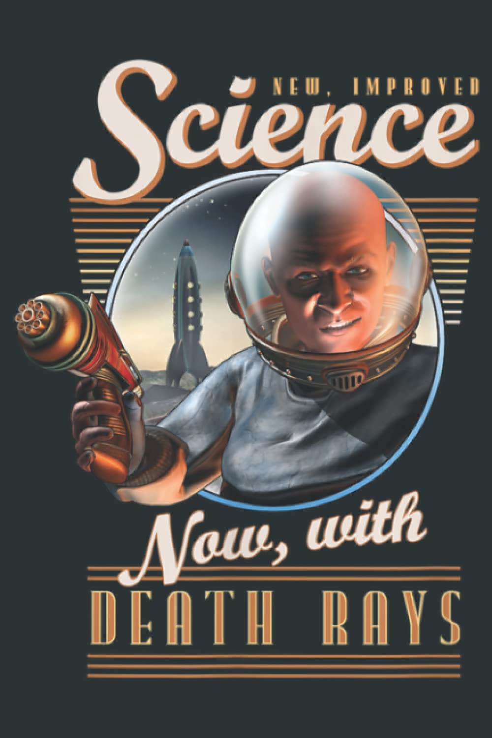 Science Now With Death Rays: Notebook Journal lined 6X9 inch 110p