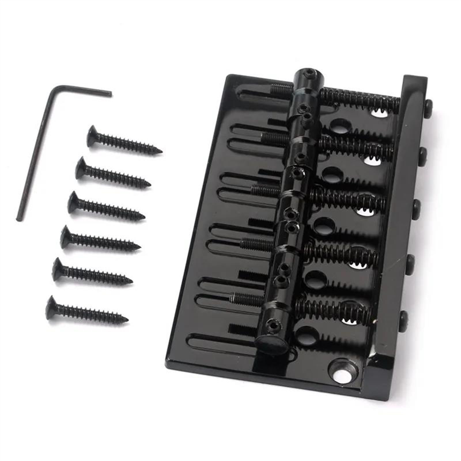 Un Set Di 5 Corde Per Basso Elettrico Nero Ponte Per Chitarra Accessori Parti Strumento Musicale