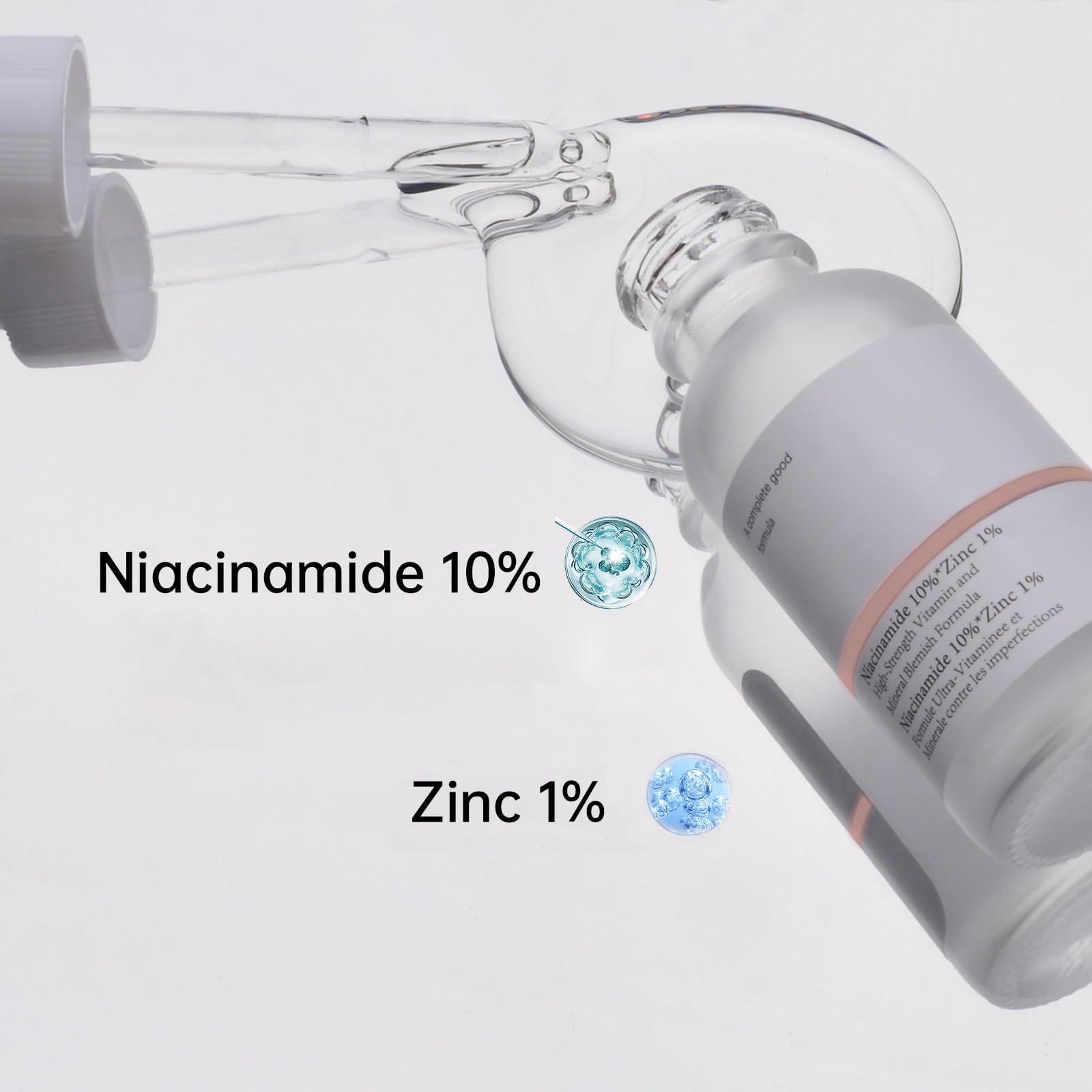 Niacinamide 10% + Zinc 1% Serum for Face 30ML/1 Fl Oz Moisture Niacinamide Face Serum for Women Refreshing - Image 3