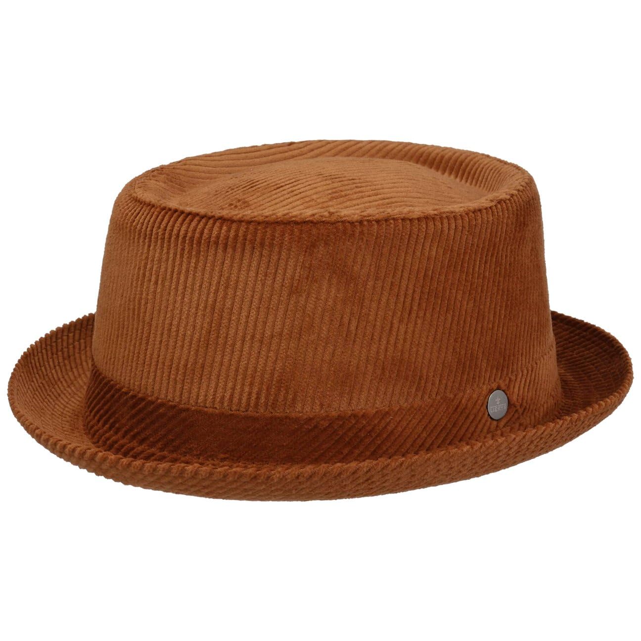 LIERYS Classic Pork Pie Cordhut Made in Italy Herren Sommer Winter