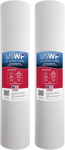 Cartucho de sedimentos de polipropileno fundido de 10 micrones, 20 x 4.5 pulgadas, compatible con Axeon SDF-45-2010, Hydronix SDC-45-2010, fabricado