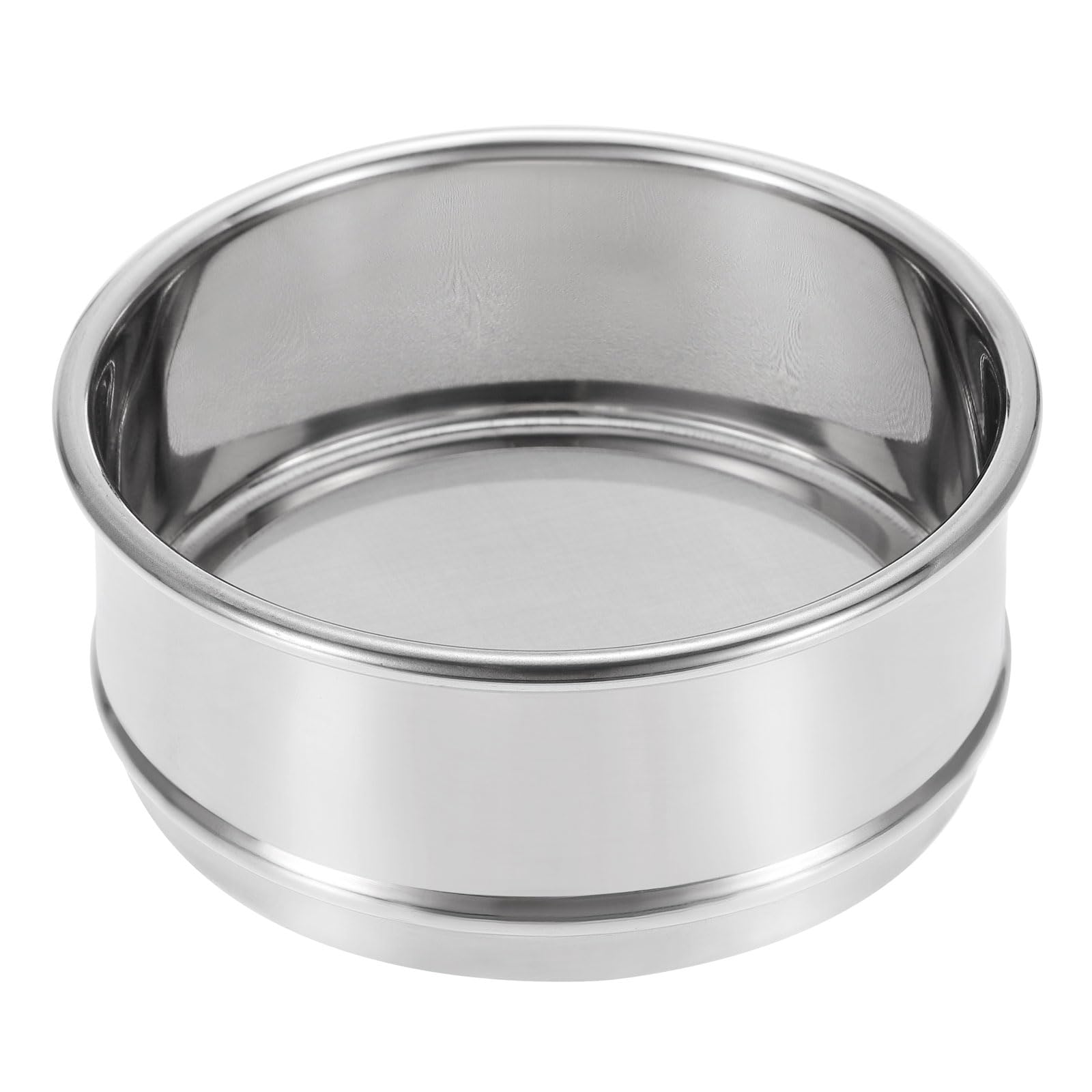 PATIKIL 100 Mesh Lab Sieve, 4" Diameter Test Sieve 304 Stainless Steel Wire Cloth (0.15mm) for Industrial Laboratory