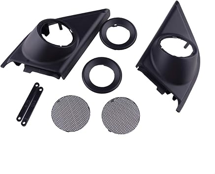 beler Pair Door Tweeters Speakers Cover 