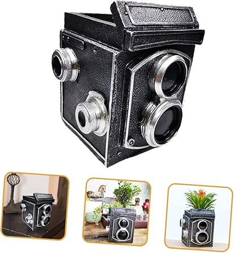 Miniatura 2 de Maceta de resina decorativa retro para suculentas, decoración del hogar, adorno único de escritorio para jardín, balcón, espacios de oficina