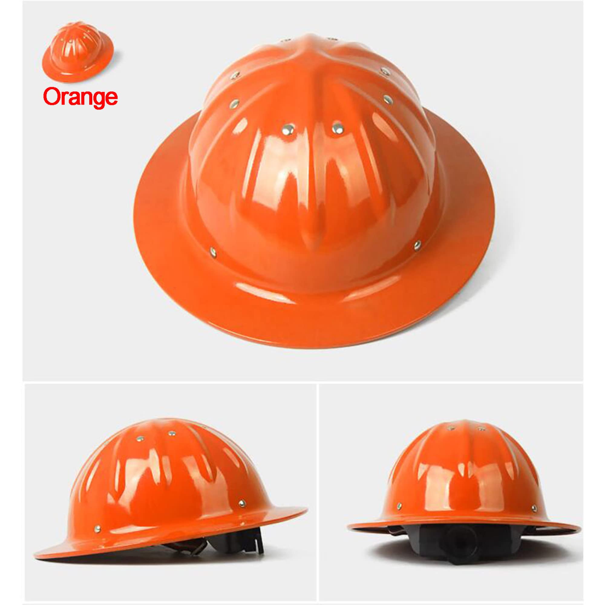 Casco de Seguridad Casco de Protección Industrial, Casco de Seguridad de Construcción Aleación de Aluminio, Sombrero Duro de Amortiguación de 4 Puntos, Sombrero de Ciclismo