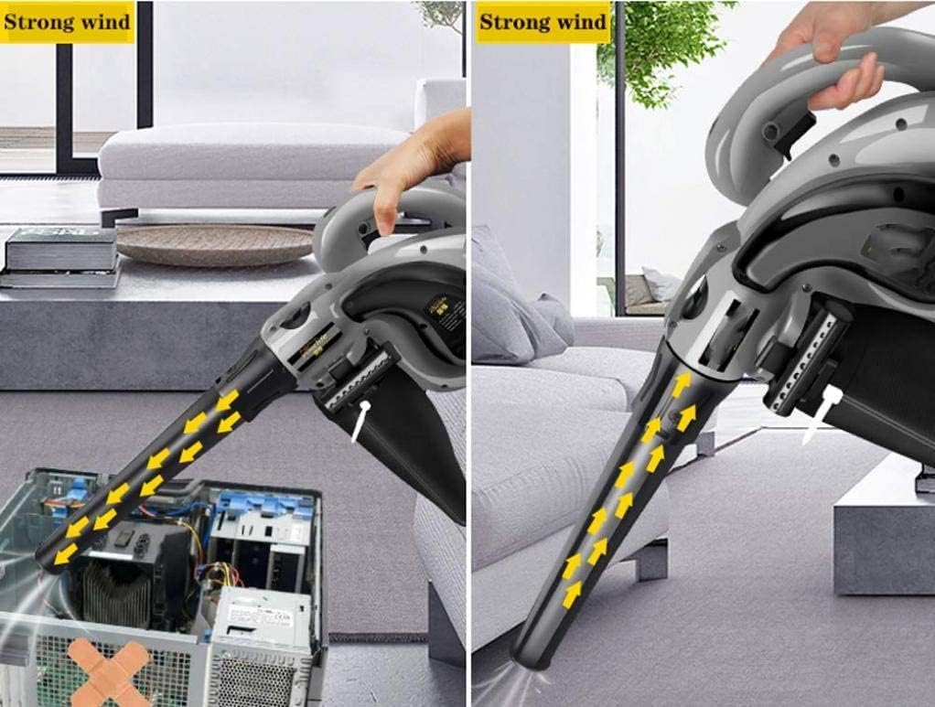 Car Dust Collector 2 in 1 Leaf Blower Adjustment Cordless Blower for Blowing Leaf Clearing Dust and Small Trash 2500w (2500w)