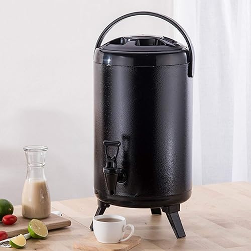 Miniatura 2 de Dispensador de bebidas con aislamiento de acero inoxidable 12 litros317 galones con espita para té café leche fría agua jugo en fiestas oficinas