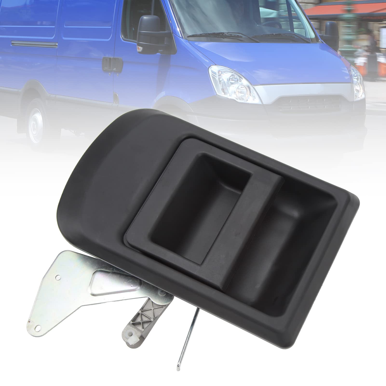 Manija de Puerta Exterior Corrediza, Manija de Puerta Corredera Exterior Derecha Operación Suave 500329761 Reemplazo para IVECO Daily III IV V