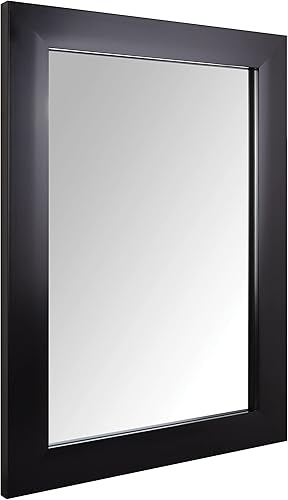 Miniatura 85 de Yaxa Basics - Espejo de pared rectangular Negro