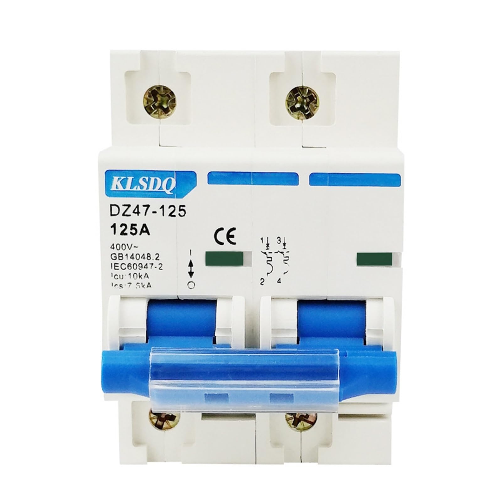 interruttore automatico, Interruttore di protezione da sovraccarico e cortocircuito DZ47-125 4P 100A 125A Piccolo interruttore automatico(16A,4P)