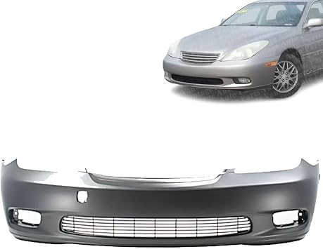 Front Bumper Cover Compatible with Lexus ES300 ES330 2002-2004 | DIRECT REPLACEMENT | Primed | Plastic | 5211933927 | LX1000133