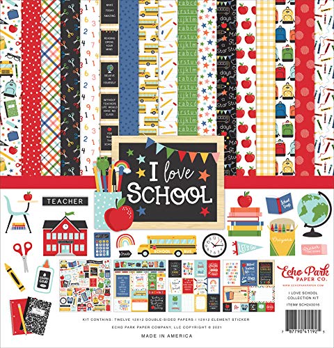Echo Park Paper Crafting, Paper, Multi, 12-x-12-Inch